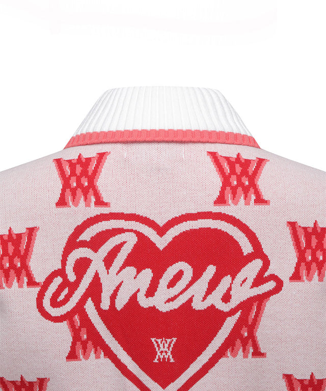 ANEW Golf: Women Back New Logo Cardigan - White