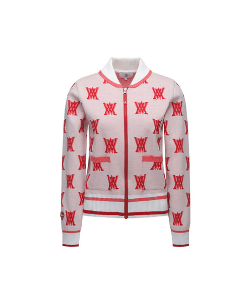 ANEW Golf: Women Back New Logo Cardigan - White