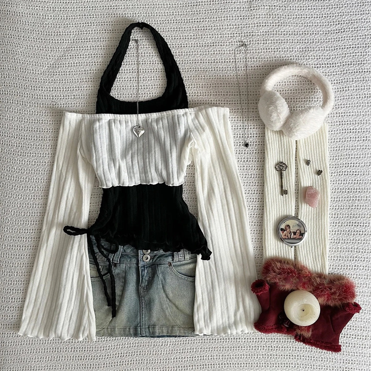 Cropped A-line T-shirt For Women
