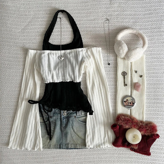 Cropped A-line T-shirt For Women