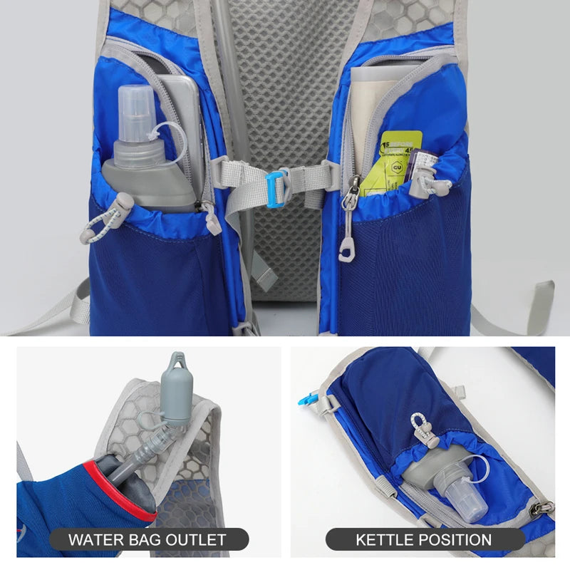 Outdoor Trail Running 5L Ultralight Backpack Hydration Jogging Vest