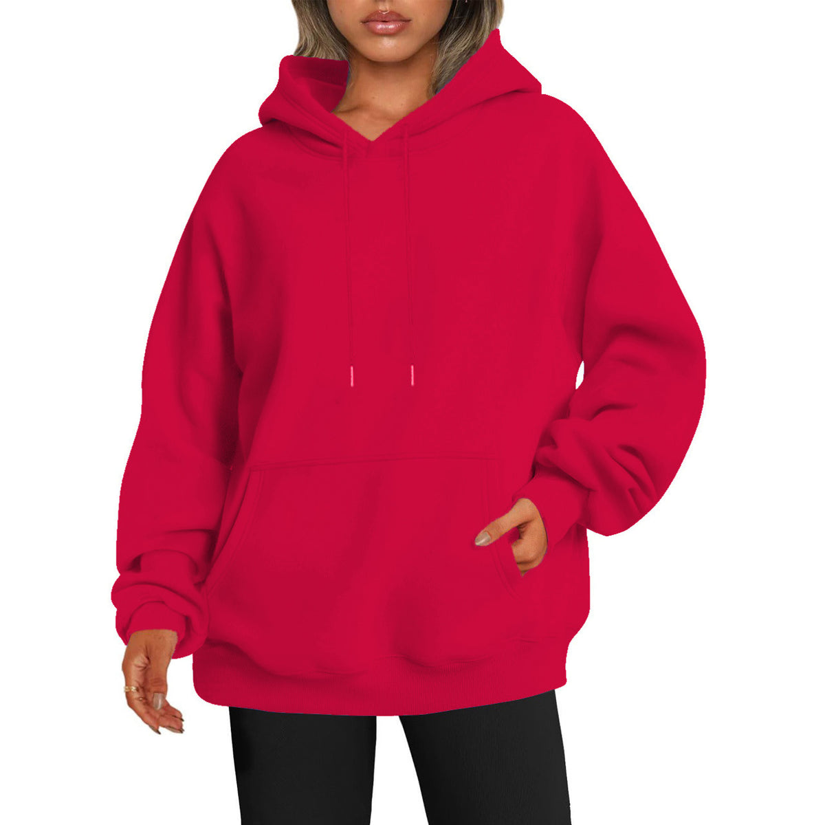 Men's And Women's Fashion Casual Exercise Drop-shoulder Sleeve Hoodie