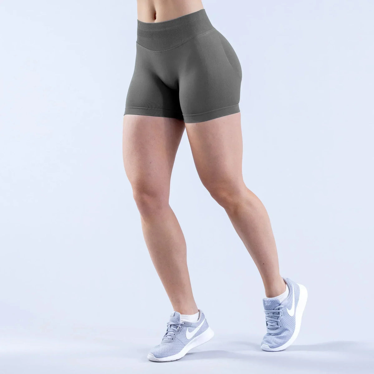 Summer High Waisted Yoga Shorts Fashionable and Sexy Running Fitness