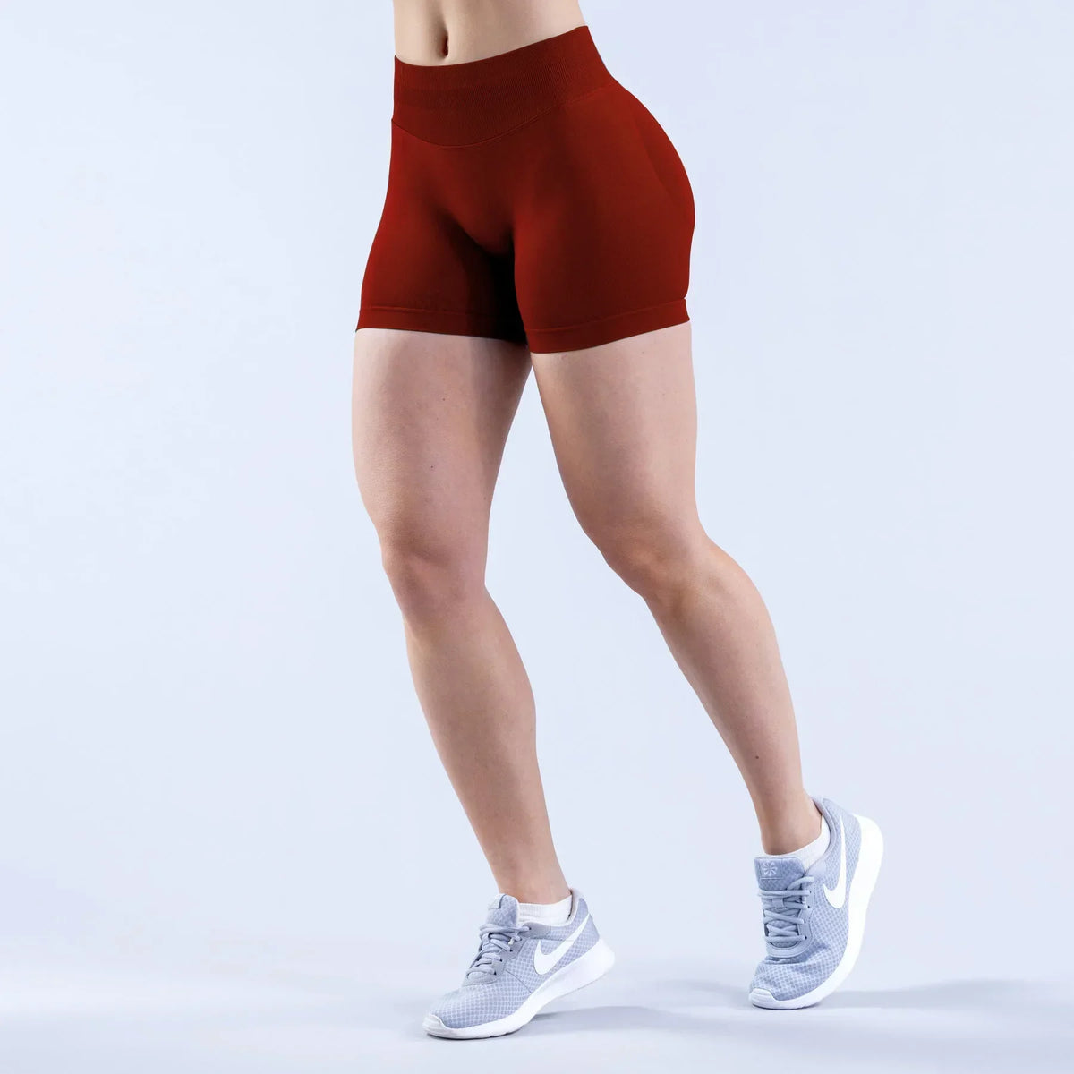 Summer High Waisted Yoga Shorts Fashionable and Sexy Running Fitness