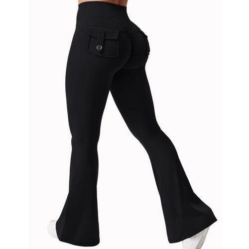 2024 Newest Women Wide Leg High Stretch Yoga Leggings Naked Feeling