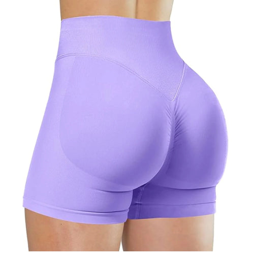 Summer High Waisted Yoga Shorts Fashionable and Sexy Running Fitness