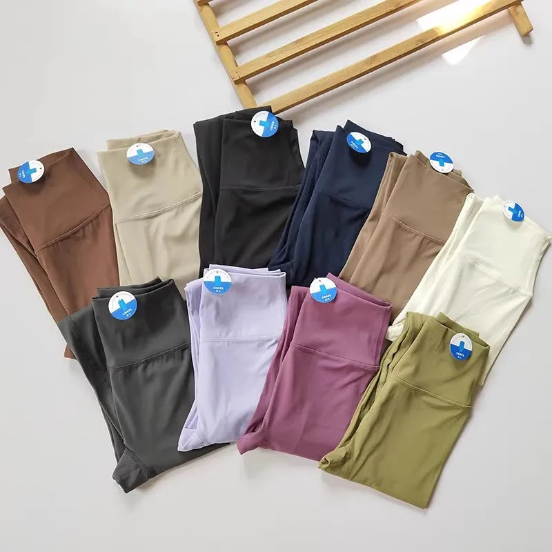 High Waist Yoga Leggings for Women Soft Breathable Sports Tights