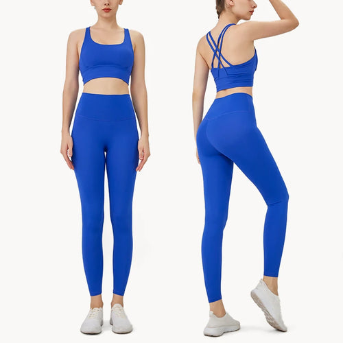 2024 New 2 Piece Yoga Clothes Women's Tracksuit Quick Dry Set