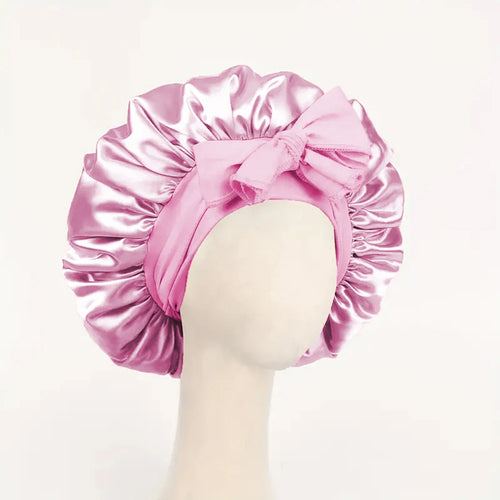 Satin Bonnet Silk Bonnet Adjustable Bonne For Sleeping Hair Bonnet