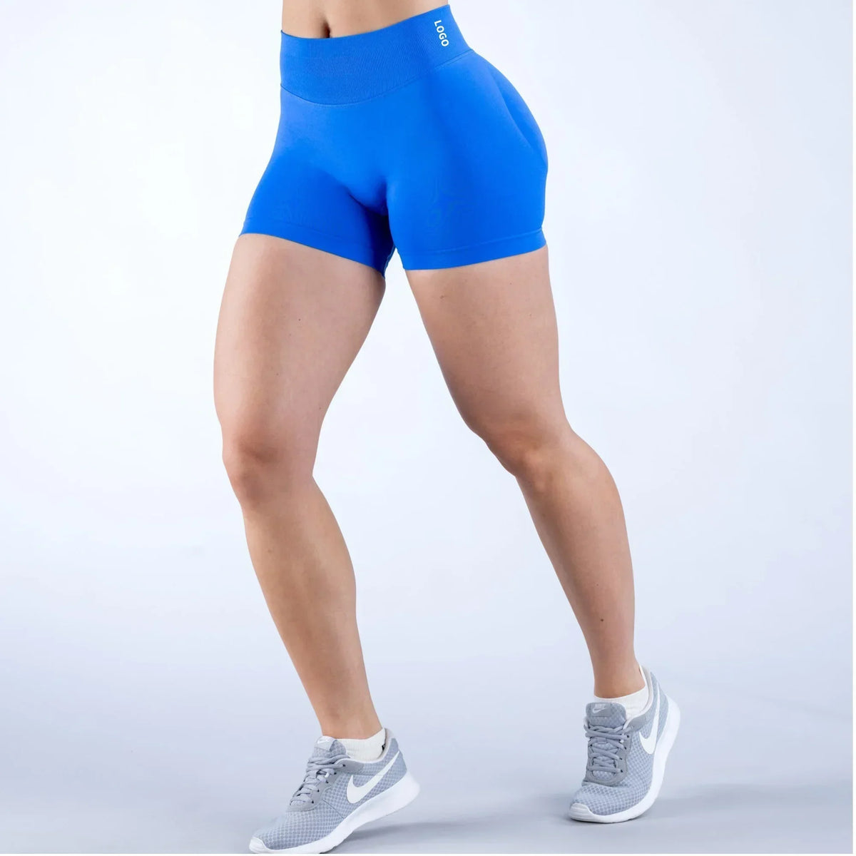 Summer High Waisted Yoga Shorts Fashionable and Sexy Running Fitness