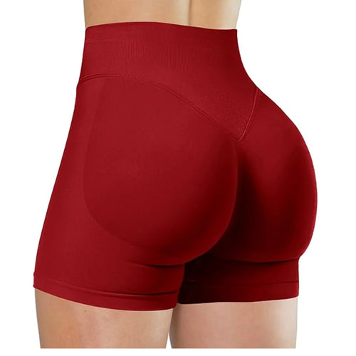 Summer High Waisted Yoga Shorts Fashionable and Sexy Running Fitness