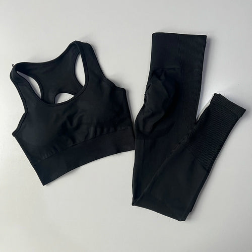 Peach Butt Lift Quick Dry Yoga Suit Set Fitness Pants High Waisted