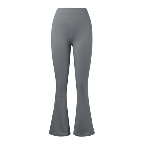 Fashion Micro Horn Leggings Women V-back Waist Sports Pants High Waist