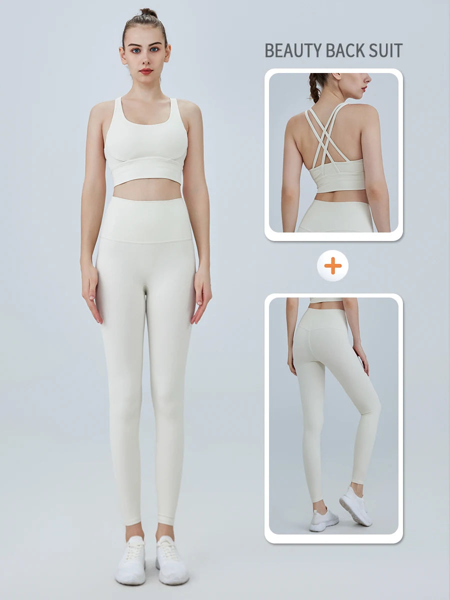 2 Piece Yoga Clothes Women's Tracksuit Athletic Wear Pilates Fitness