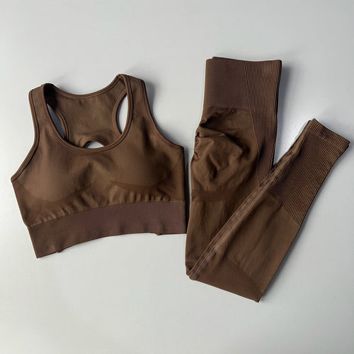 Peach Butt Lift Quick Dry Yoga Suit Set Fitness Pants High Waisted