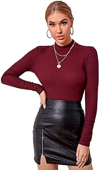 MAROON Women Stylish Winter Cardigan Womens High Neck Women's Woollen