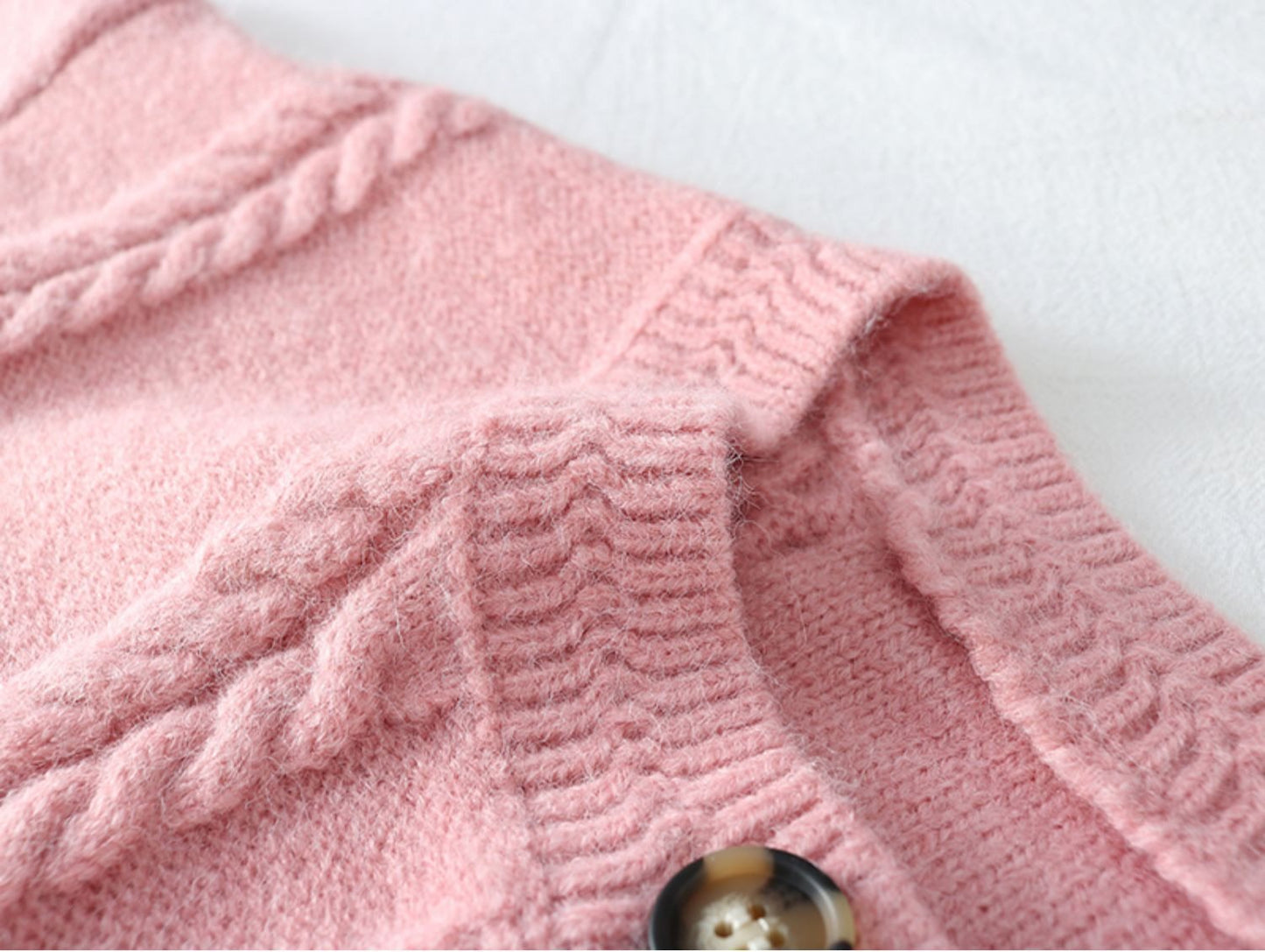 Preppy Style Floral Embroidery Knit Cardigans Sweater Women O Neck