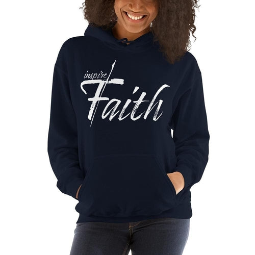 Womens Hoodie - Pullover Hooded Sweatshirt - Graphic/inspire Faith
