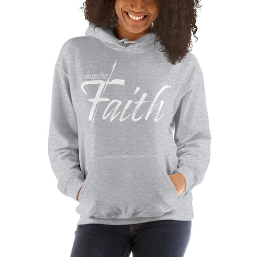 Womens Hoodie - Pullover Hooded Sweatshirt - Graphic/inspire Faith